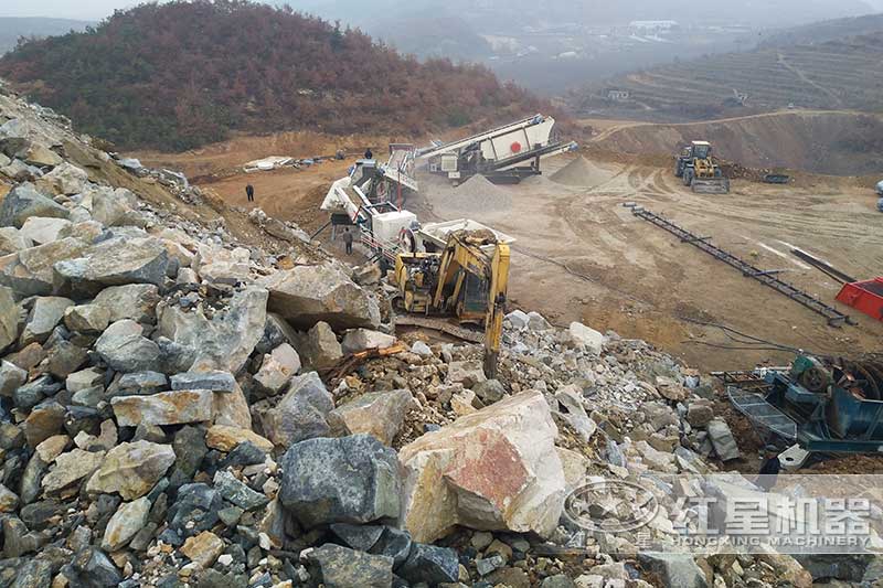 移動破碎機(jī)在山東